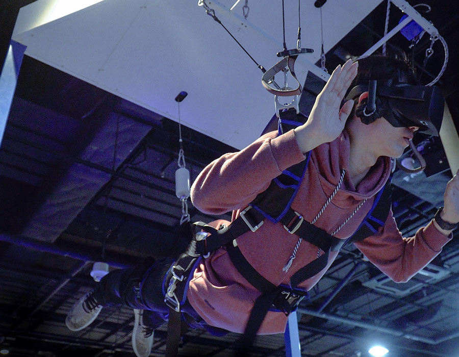 VR Sky Diving Simulator