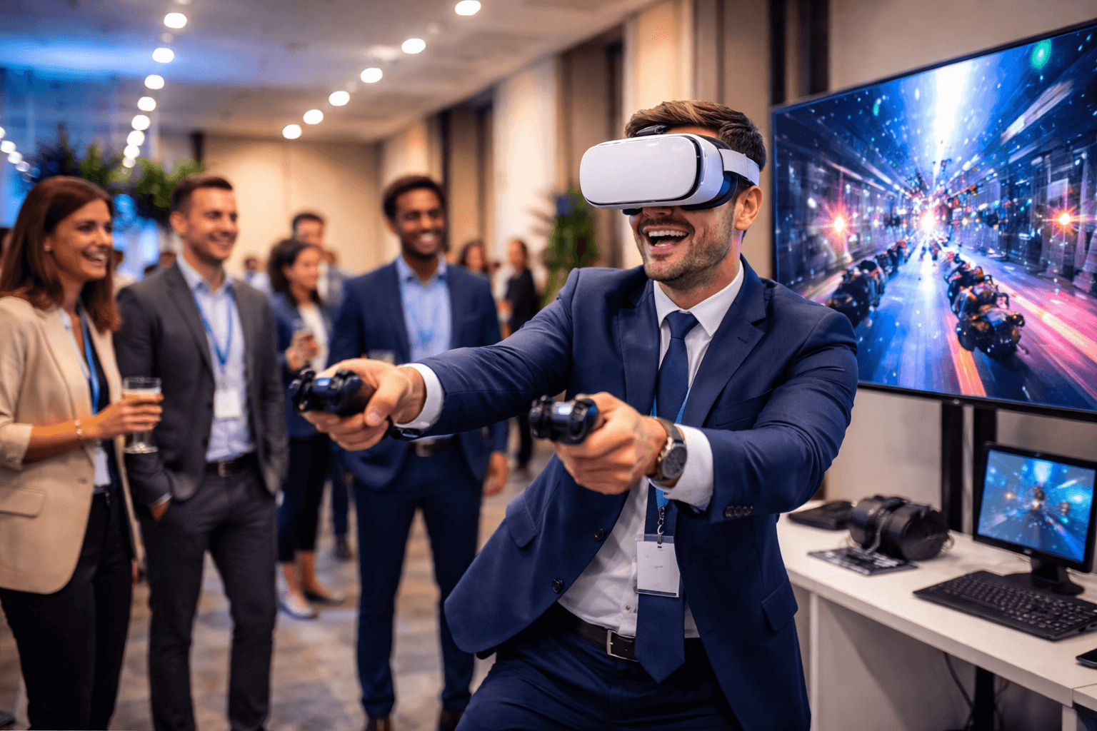 VR games for corporate events